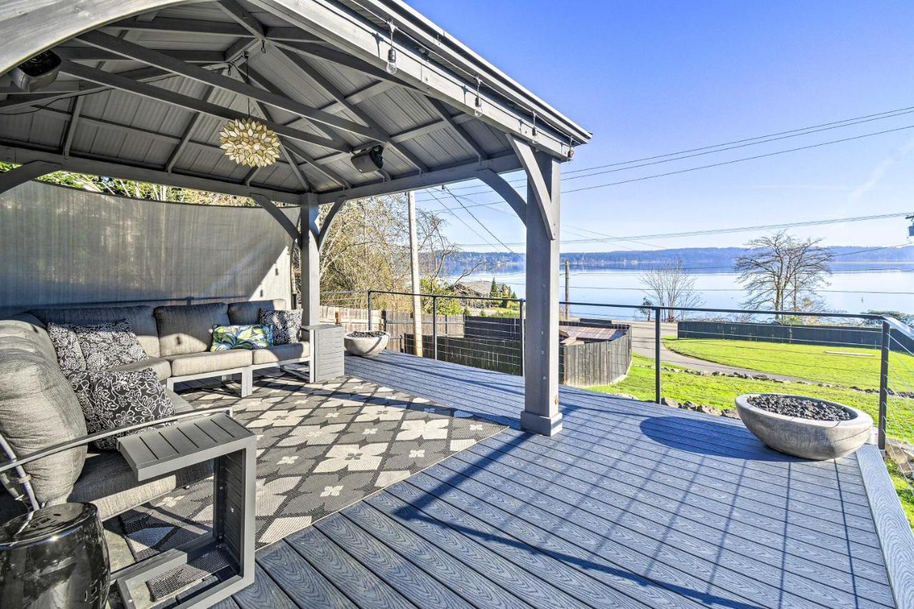 Puget Sound Cabin With Hot Tub And Water Views! Bremerton Eksteriør billede